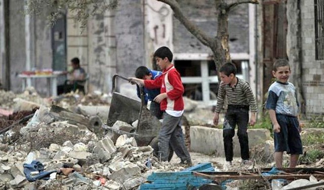 "سوريا الاكثر خطورة على الاطفال من بين مدن العالم"