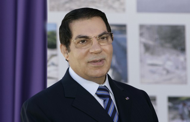 الرئيس الأسبق بن علي